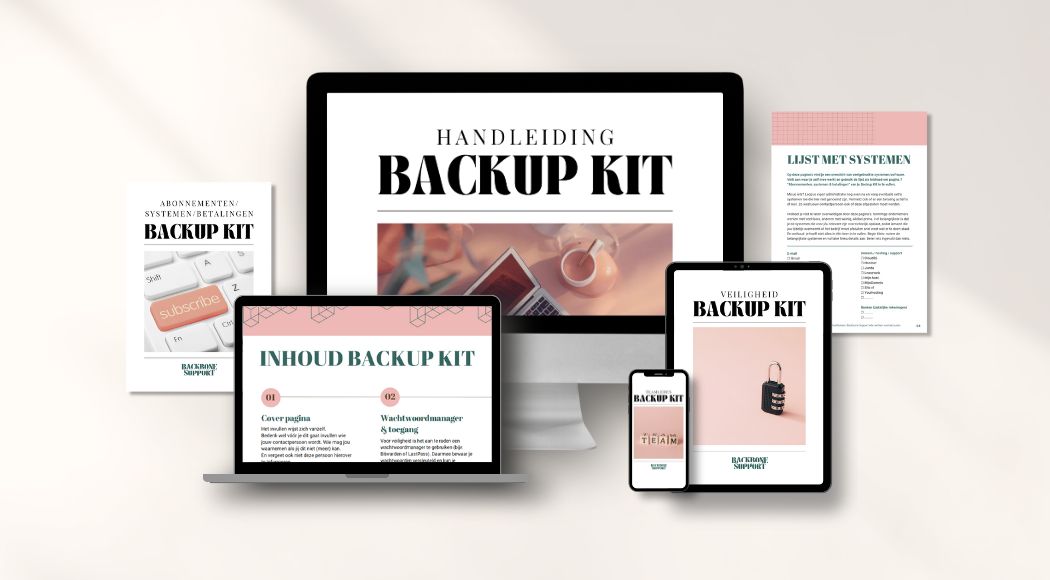 Backup Kit - noodkit voor zzpers en solo-ondenemers
